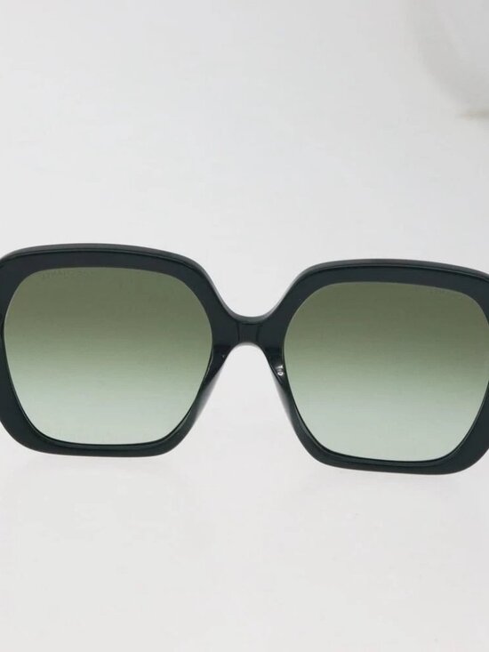 CHANEL Sunglasses plastic Green CC Auth BA12623M main image 6